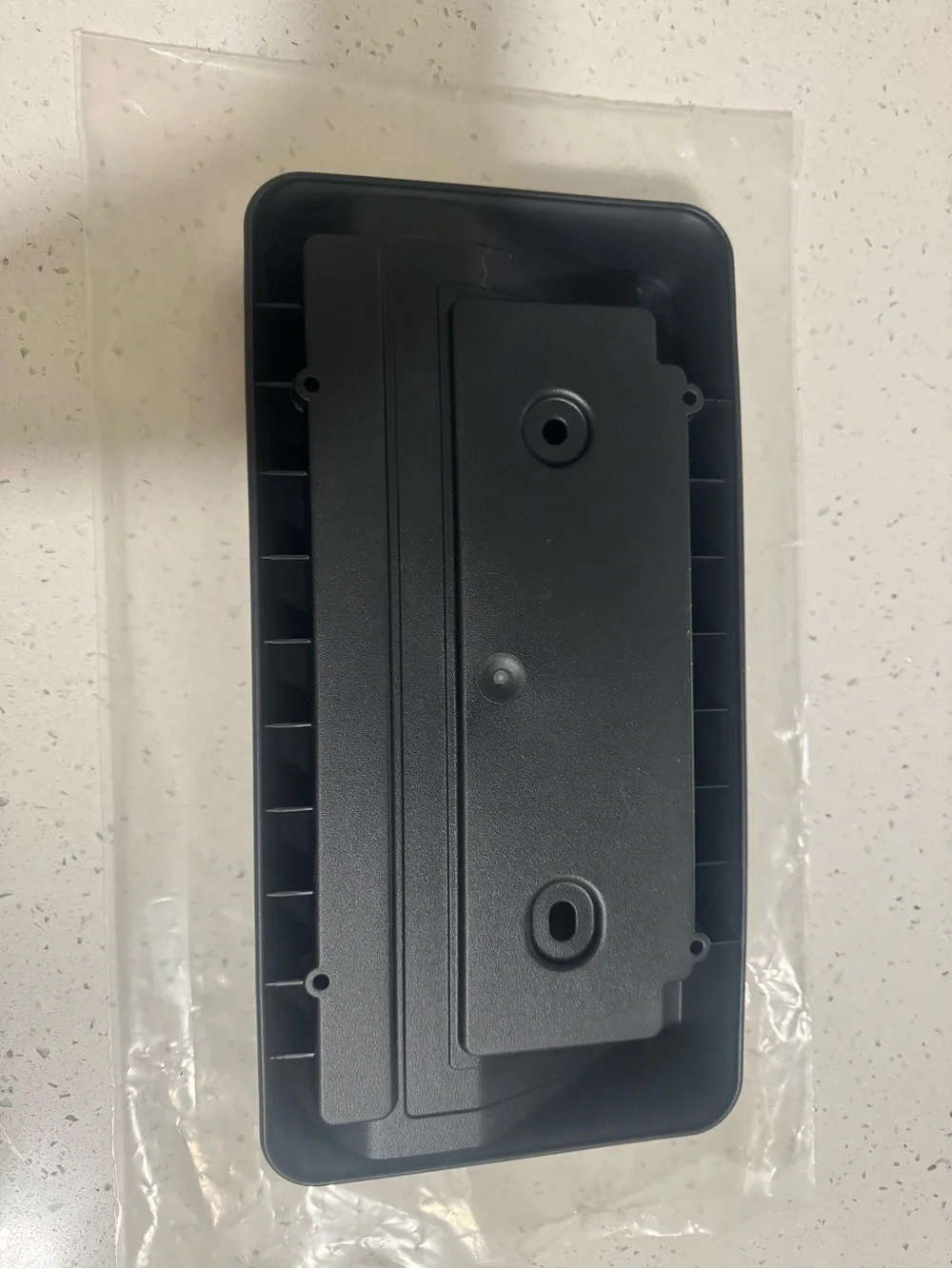 Tesla Black Front License Plate Bracket